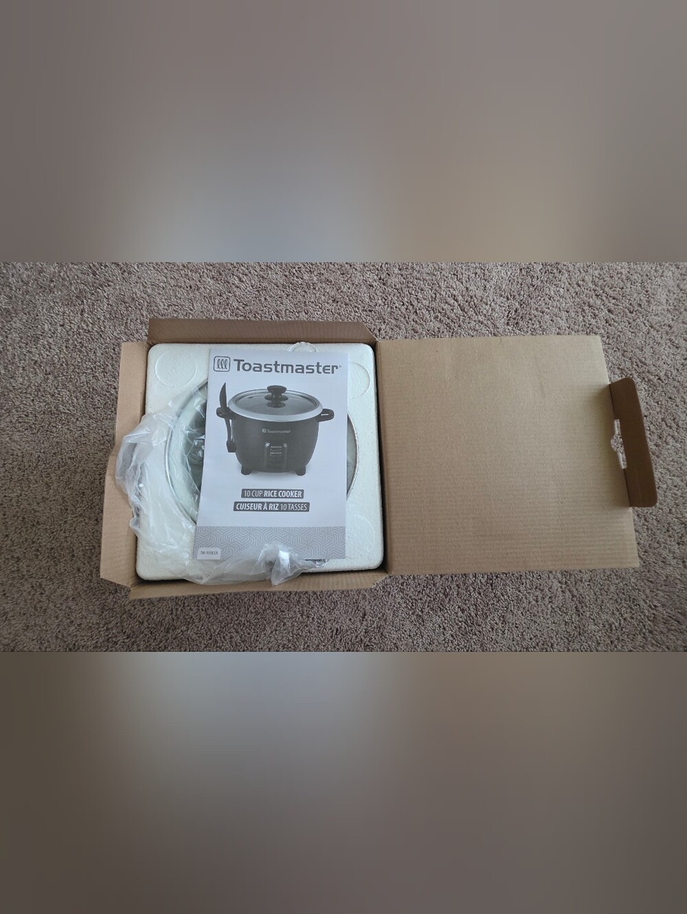 Toastmaster 10-Cup Rice Cooker - Compact Portable Cooker New - Picture 5 of 5
